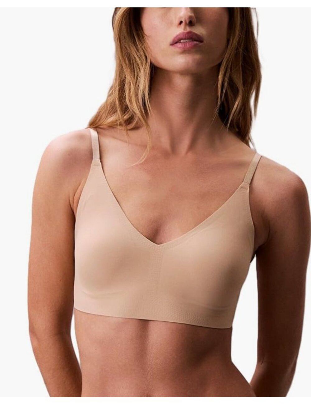 Calvin Klein Nude Invisibles Comfort Wireless Triangle Bralette